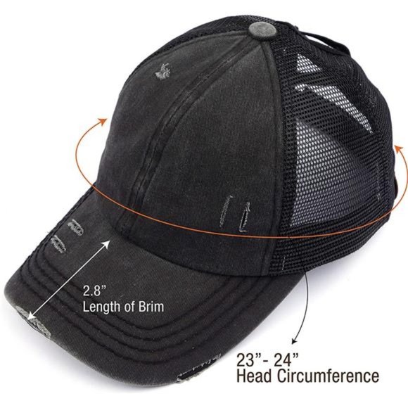 PONYCAP Messy High Bun Ponytail Adjustable Glitter Mesh - Picture 4 of 6